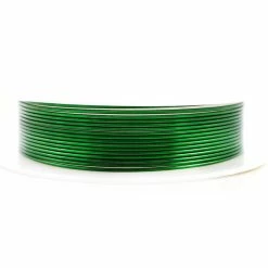 Meilleure affaire 💯 Czech Beads Exclusive Fil Métallique 2,5 M 6.5 Ft 2.1 Yrd Vert Enveloppé Artistique Aluminium Perles De L'Artisanat, De Bijoux En Fil D'E 😍