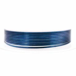 Top 10 ❤️ Czech Beads Exclusive Fil Métallique 1,5 M 4,9 Pi 1.6 Yrd Bleu Marine Enveloppé Artistique Aluminium Perles De L'Artisanat, De Bijoux En ✔️