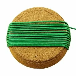 Vente flash 💯 Czech Beads Exclusive Fil Shamballa 11M De 36,1 Ft 12Yds Herbe Verte Coton Ciré Cordon De Perles Décoratives Chaîne Tressée En Corde Tor 🛒