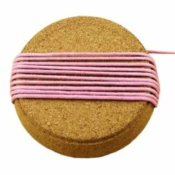 Tout neuf ✔️ Czech Beads Exclusive Fil Shamballa 11M De 36,1 Ft 12Yds Rose Valentine Rose Coton Ciré Cordon De Perles Décoratives Chaîne Tressée En C 🔔