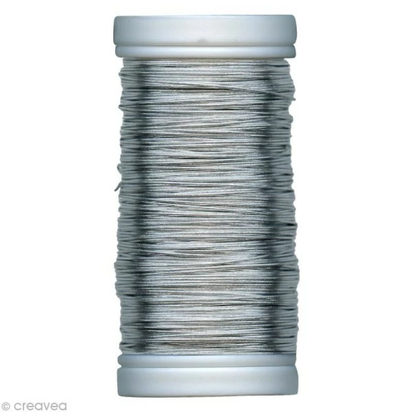 Offres ✨ Rayher Fil Métallique Pour Fleurs Fil Métallique Argenté Spécial Art Floral 0,35 Mm - 100 M 🥰