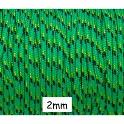 Top 10 🌟 La Cuisine Des Perles Fil Paracord 2m Paracorde 2mm Cordon Nylon Tressé Vert, Jaune, Noir 🔔