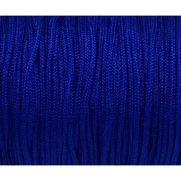 Vente flash 🛒 La Cuisine Des Perles 10m Fil De Jade 1,5mm Bleu Vif électrique - Bracelet Shamballa ⭐ – Image 2