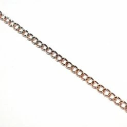 Meilleur prix 🧨 Fais-le Toi-même Fil Métallique Chaîne Mailles Rose Gold 4x2.8 Mm X10 Cm 💯