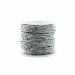 Meilleure affaire 🔥 Fais-le Toi-même Fil Métallique Cordon Métallisé Plat 10 Mm Argenté X 10 Cm 🎉