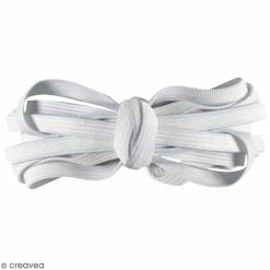 Promo 🔥 Creavea Elastique Cordon élastique Pour Masque - 7 Mm X 5 M Env. - Blanc 😍