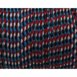 Sortie ❤️ La Cuisine Des Perles Fil Shamballa 6m Cordon Polyester Tressé 1,5mm Noir, Bleu, Blanc Et Rouge Cordelette Tressé 🧨