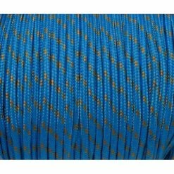 Acheter 👏 La Cuisine Des Perles Fil Paracord 2m Paracorde 3mm Cordon Nylon Tressé Bleu Et Marron Orangé 🛒