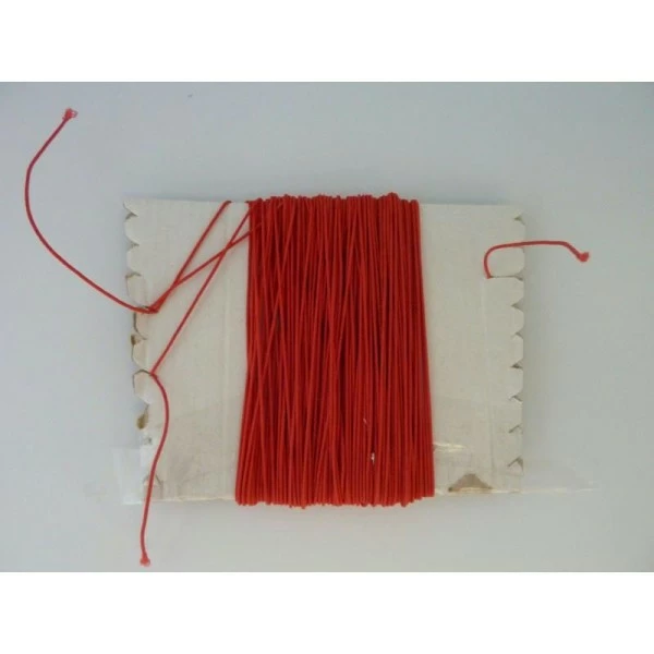 Budget 🌟 La Cuisine Des Perles Fil élastique 5m Fil Élastique 1mm De Couleur Rouge 🥰 – Image 2