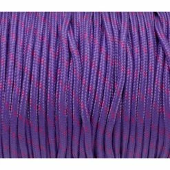 Sortie 👏 La Cuisine Des Perles Fil Paracord 2m Paracorde 3mm Cordon Nylon Tressé Violet Et Rose 👏