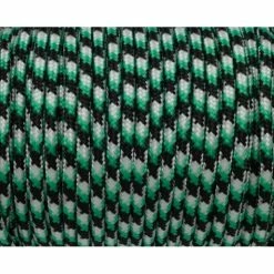 Offres 💯 La Cuisine Des Perles Fil Paracord 2m Paracorde 3mm Cordon Nylon Tressé Blanc, Noir Et Vert Menthe À L'eau 🎁