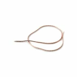 Meilleur prix 👏 Fais-le Toi-même Fil Métallique Chaîne "cobra" Métal Rose Gold X10 Cm ⌛