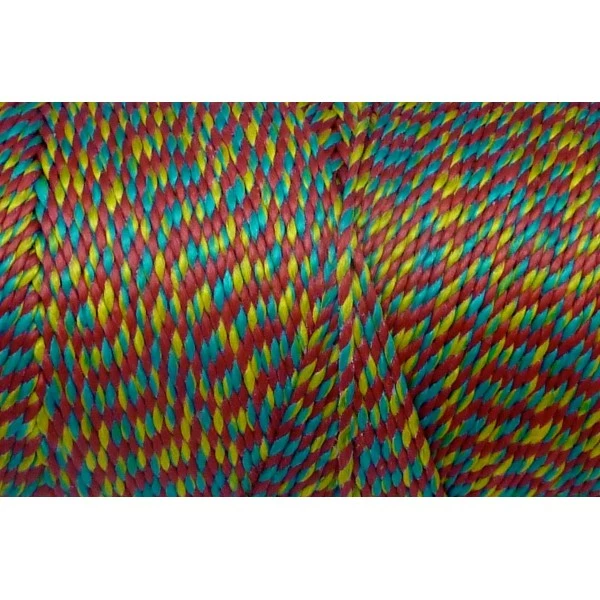 Acheter ❤️ La Cuisine Des Perles Fil Nylon R-5m Fil Polyester Ciré 0,8mm Multicolore Rouge, Vert, Jaune 👏 – Image 2