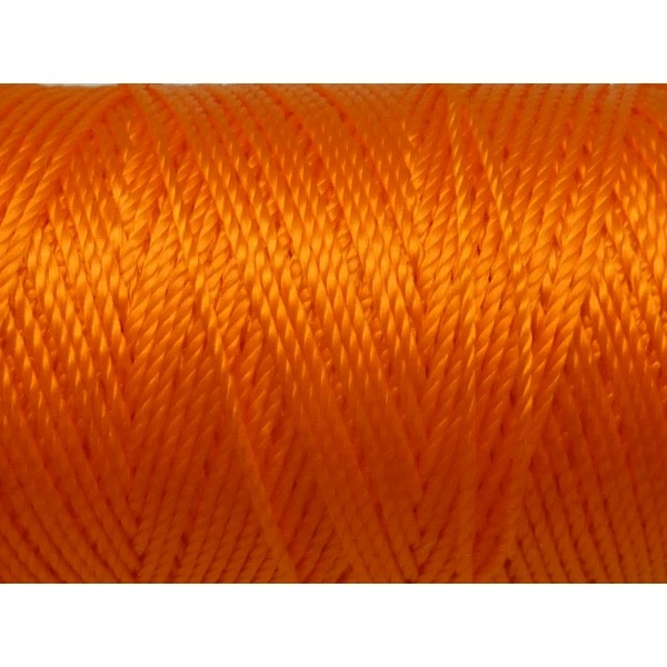 Vente flash 😉 La Cuisine Des Perles Fil Nylon 5 M Fil, Cordon Nylon Orange Vif Fluo Brillant 0,8mm 😀