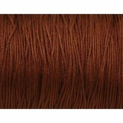 Grosses soldes 🔔 La Cuisine Des Perles 10m Fil De Jade 0,8mm De Couleur Marron Roux Cuivré - Idéal Noeud Coulissant - Wrap - Shamballa 👍