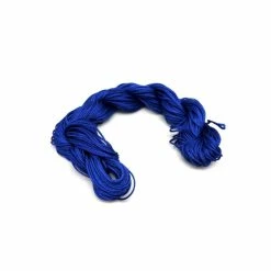 Bon marché 🔔 La Cuisine Des Perles Echeveau De 29m De Fil Nylon Tressé Bleu Outremer 0,8mm Pour Tressage Bracelet 👏