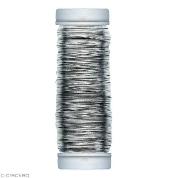 Tout neuf 🧨 Rayher Fil Métallique Pour Fleurs Fil Métallique Cuivre Argenté Spécial Art Floral 0,25 Mm - 100 M 🎁