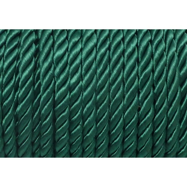 Coupon 🎉 La Cuisine Des Perles Fil Nylon 1m Cordon Nylon Mouliné 5mm Couleur Vert Bouteille 👏