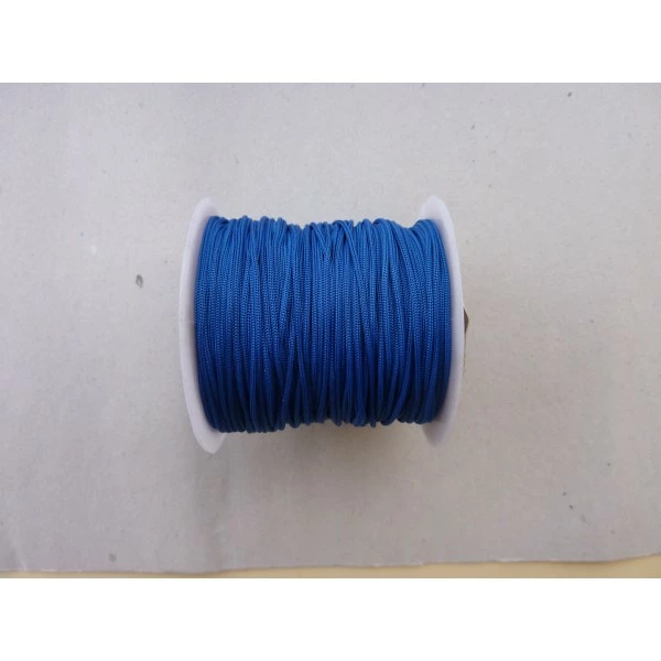 Tout neuf 👏 La Cuisine Des Perles Fil Nylon 5m Cordon Polyester 0,8mm Bleu Électrique - Shamballa 😀