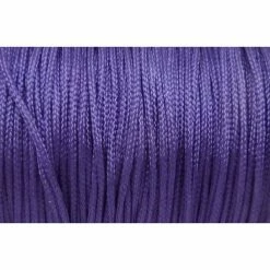Budget 😀 La Cuisine Des Perles Fil Nylon 5m Fil, Cordon Nylon Tressé Plat 1mm Violet Brillant Satiné 🛒