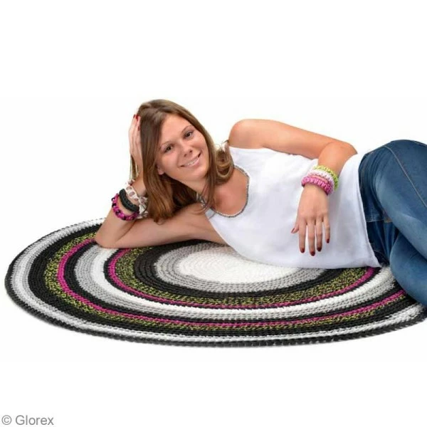 De gros 🎉 Glorex Fil Paracord Assortiment Paracord - Blanc, Bleu Foncé, Bleu Clair - 3 X 3 Mètres 🤩 – Image 5