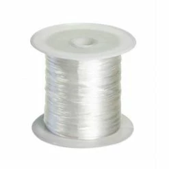 Meilleur prix 👍 Présentoirs Pour Bijoux Fil élastique Accessoires Création Fil Nylon élastique 0,8 Mm En Bobine (11 Mètres) 🌟