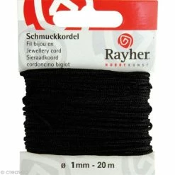 Top 10 🔥 Rayher Cordon Coton Fil Pour Bijou 1 Mm Noir - 20 M 👏