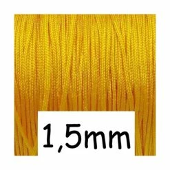 Coupon 👍 La Cuisine Des Perles 10m Fil De Jade 1,5mm Jaune Bouton D'or Pour Création Bijoux 💯