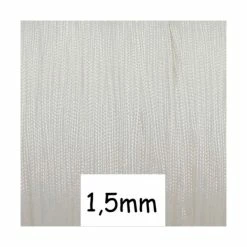 Budget 🤩 La Cuisine Des Perles 10m Fil De Jade Blanc 1,5mm - Idéal Noeud Coulissant - Wrap - Shamballa 😍