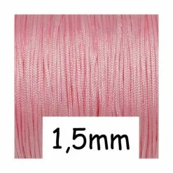 Grosses soldes 👍 La Cuisine Des Perles 10m Fil De Jade 1,5mm Rose Clair Pour Création Bijoux 😍