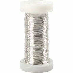 Tout neuf 🔥 Creativ Company Fil Métallique Argenté - Epaisseur 0,3 Mm - 100 M ⌛