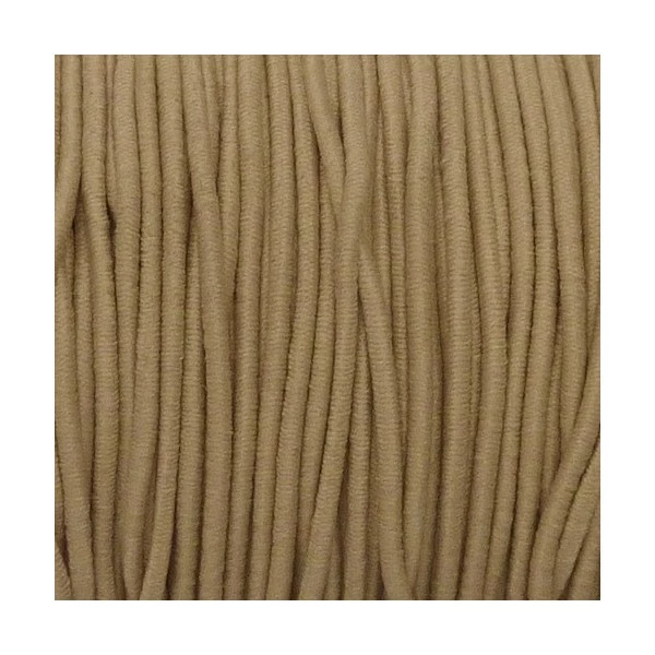 Nouveau 🎁 La Cuisine Des Perles Fil élastique 4m Élastique Camel Clair, Sable En 1,2mm De Diamètre - Idéal Création Couture, Diy 💯 – Image 2