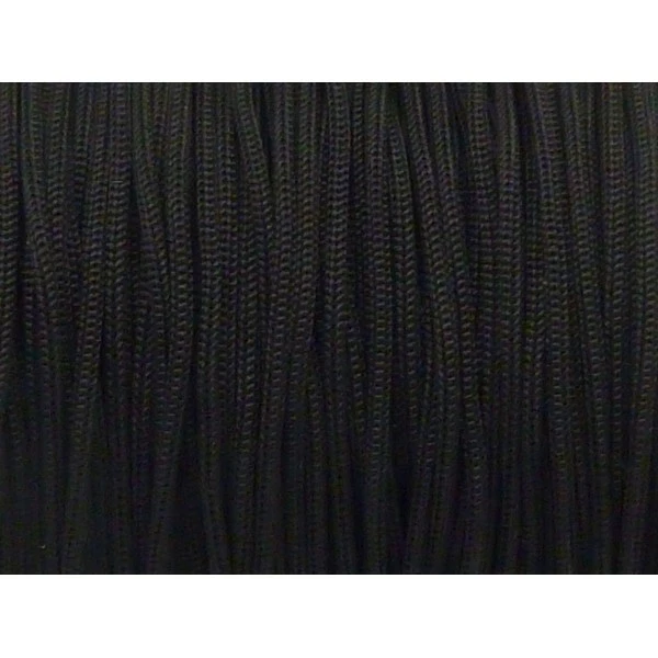 Promo 😀 La Cuisine Des Perles Fil De Jade 5m Fil, Cordon Polyester, Nylon Tressé 1mm Noir - Shamballa ⭐ – Image 3