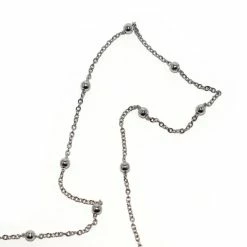 Vente flash 😍 Fais-le Toi-même Fil Métallique Chaîne Satellite 2,5x2 Mm Acier Inoxydable X10 Cm ⭐