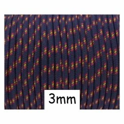 Offres 🥰 La Cuisine Des Perles Fil Paracord 2m Paracorde Bleu Marine Rouge Jaune 3mm Cordon Nylon Tressé, Gainé 🌟