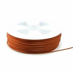 Meilleure affaire 👏 Fais-le Toi-même Fil Nylon Queue De Rat 1,5 Mm Orange Rouille X1 M 🛒