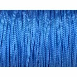 Le moins cher 🤩 La Cuisine Des Perles Fil De Jade 5m Fil, Cordon Nylon Tressé Plat Bleu Méthylène 1mm Brillant, Satin 🥰