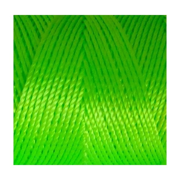 Offres 🥰 La Cuisine Des Perles Fil Nylon 5m Fil, Cordon Nylon Vert Fluo Brillant 0,8mm ❤️