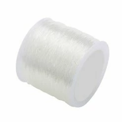 Acheter 🧨 Czech Beads Exclusive Fil élastique 100m Bobine De Cristal Translucide Fil Élastique De Perles De La Chaîne De Fil Cordon En Gros Pour L 🧨