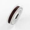 Meilleure affaire 👏 CHLOE-SHOP Fil Câblé Fil Acier Câblé 0.38 Mm Marron Chocolat X 10 M 💯