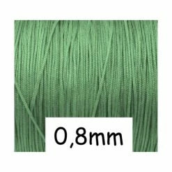 Meilleure vente 🥰 La Cuisine Des Perles 10m Fil De Jade 0,8mm Vert Nil - Idéal Noeud Coulissant - Shamballa-wrap 🔔