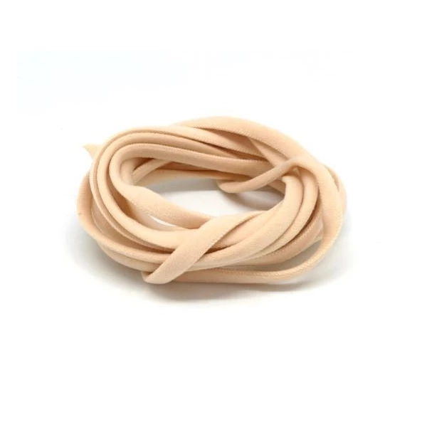 Meilleur prix ⌛ La Cuisine Des Perles Fil élastique 2m Cordon Beige Mat Lycra Élastique 4mm Style Spaghetti ⌛