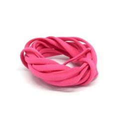 Tout neuf 🌟 La Cuisine Des Perles Fil élastique 2m Cordon Style Spaghetti Rose Mat 4mm, Cordon Lycra Stretch 👍