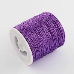 Promo 🎁 CHLOE-SHOP Fil Métallique Tressé 0.8 Mm Violet X 5 M 😀
