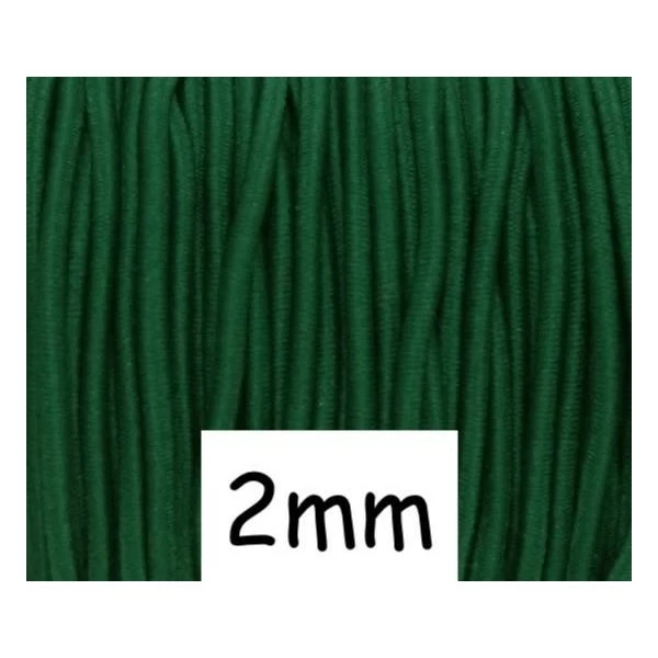 Budget 🧨 La Cuisine Des Perles Fil élastique 4m Élastique 2mm Vert Bouteille 🧨