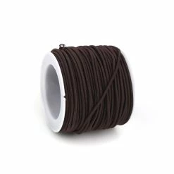 Tout neuf 😍 Perlesmania Fil Shamballa S11107804 Lot De 1 Rouleau De 20 Mètres élastique Fil Tressé 0.8mm Coloris Marron 😉