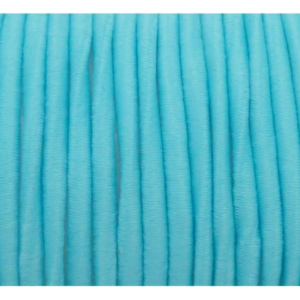 De gros 😀 La Cuisine Des Perles Fil élastique 4m Fil Élastique 2mm De Couleur Bleu Aigue Marine 😀 – Image 2