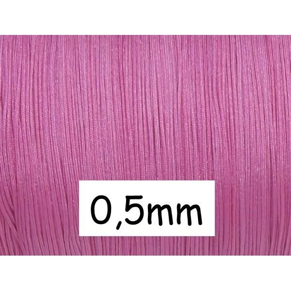 Budget 🔔 La Cuisine Des Perles 10m Fil De Jade 0,5mm De Couleur Rose Pour Perle Fine 🛒