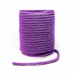 Meilleure vente ✔️ Czech Beads Exclusive Fil Nylon 4,6 M 15ft 5yds Violet Corde En Nylon De Décoration De Broderie Garniture Tressée Brillant Tour De C ✔️