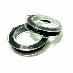 Nouveau 🎉 Perlesmania Fil Shamballa 2 Bobines D'environ 10m De Fil ELASTIQUE CRISTAL 0.8mm Noir (HN00204) 🥰